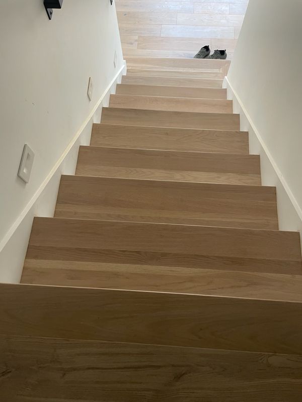 Wood Stair Installation 