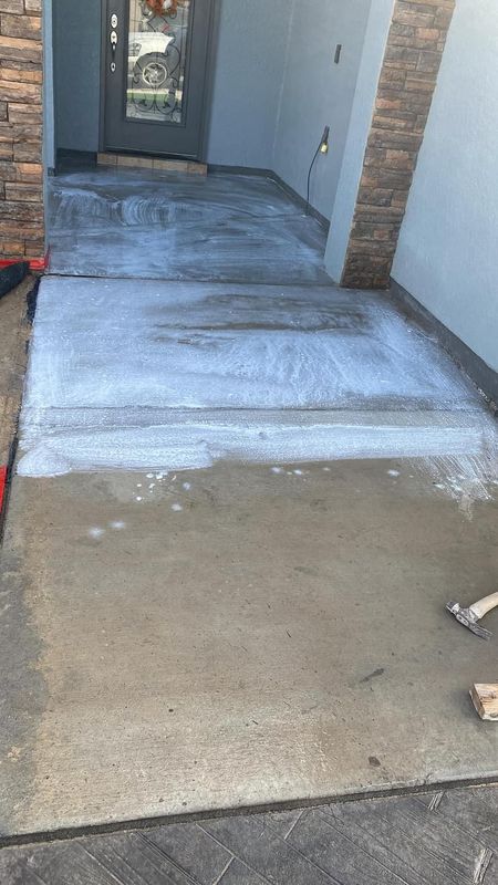 Concrete Color and Crack Repair