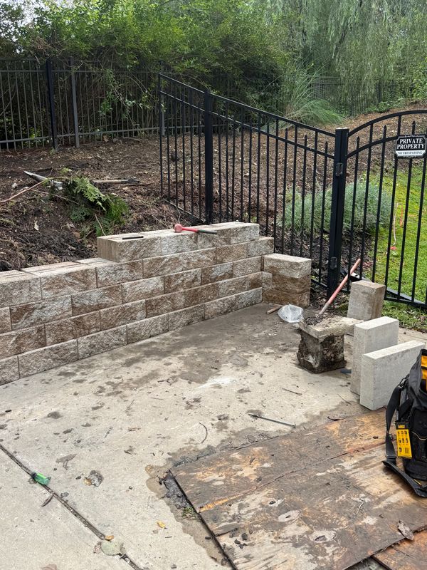 Retaining Wall Construction