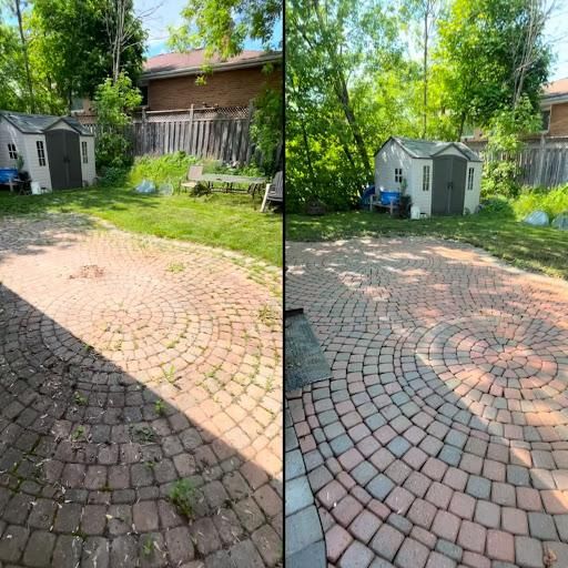 Interlock Pressure Washing & Re-Sanding