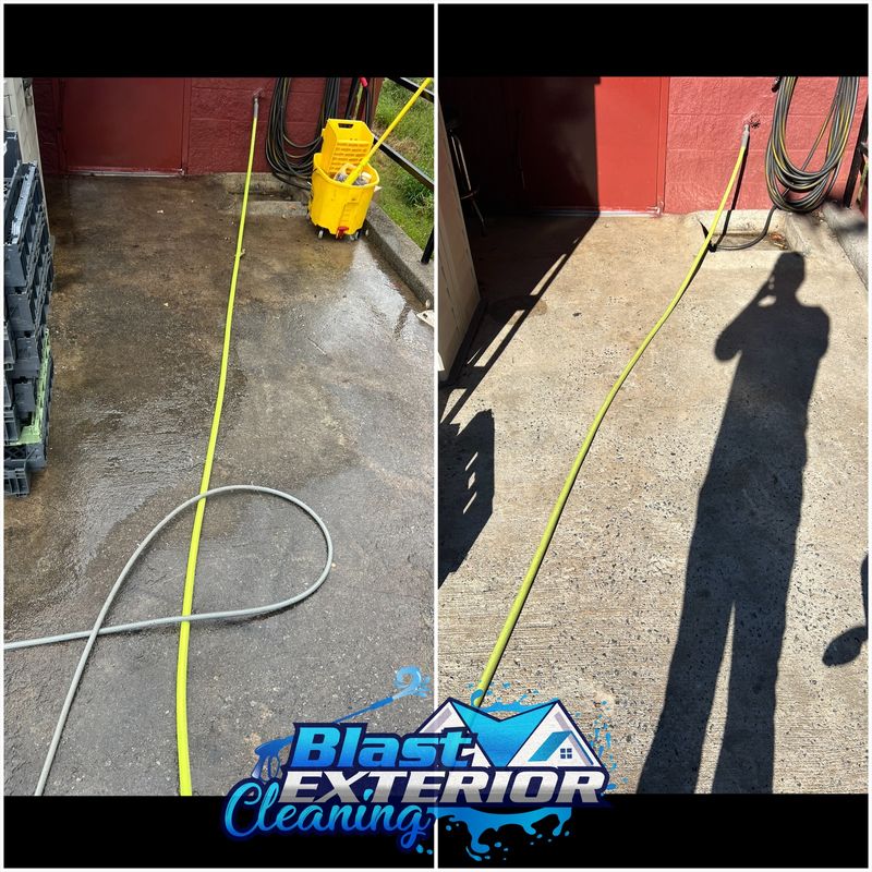 Dumpster Pad Cleaning