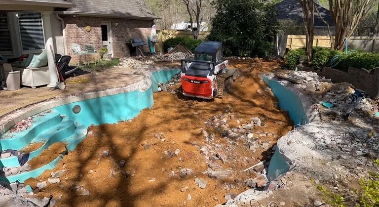 Transforming Spaces: Pool Removal and Landscape Revival