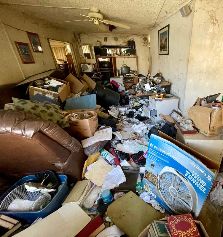 Hoarder house clean-out