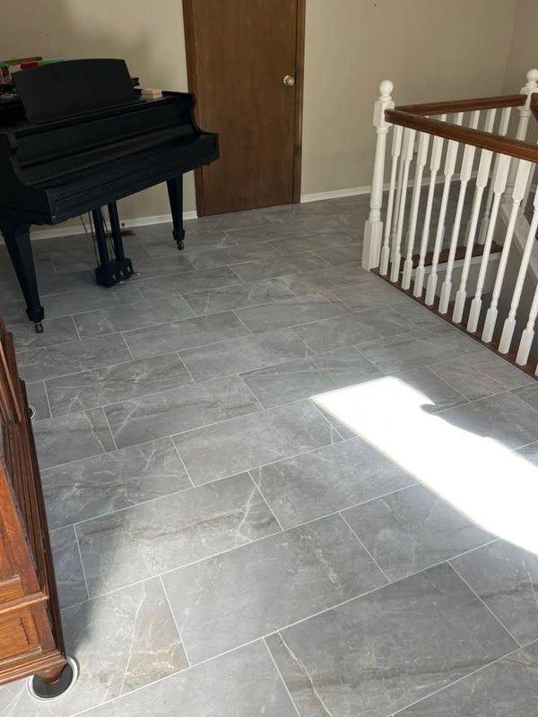 Tile installation