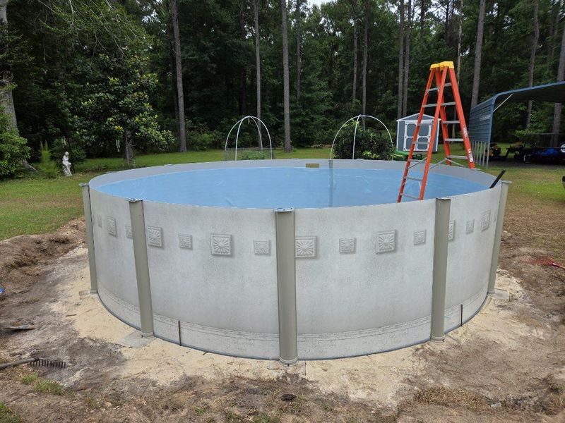 Backyard Oasis: Transforming The Park in Crawfordville, FL with an 18' Above Ground Pool