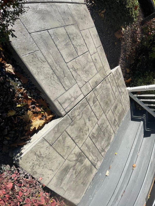 Stamped Concrete Installation