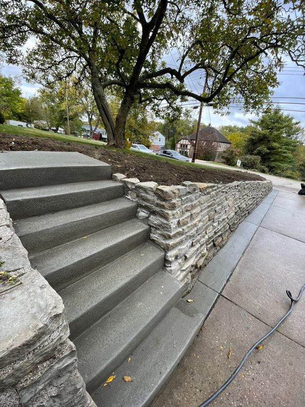 Stamped Concrete Installation