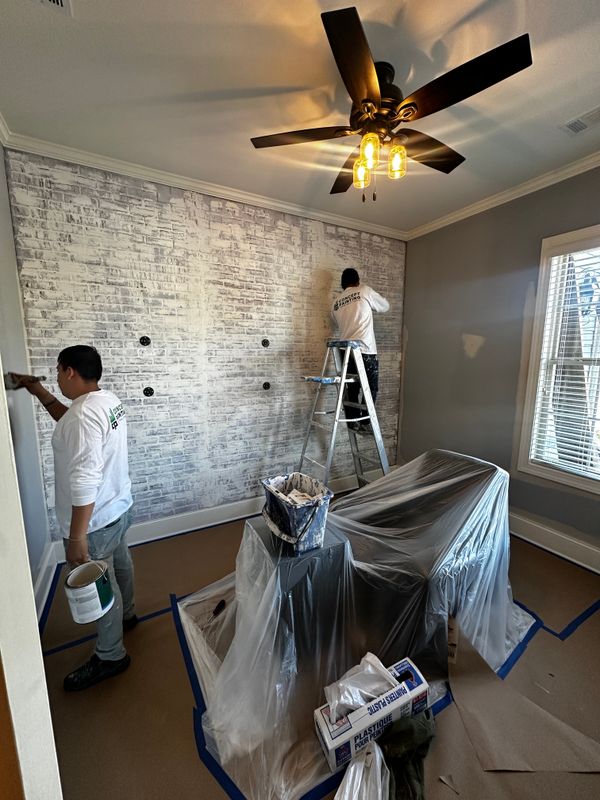 Crew at work