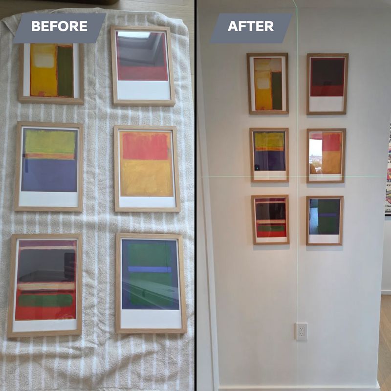 Picture hanging and Art installation