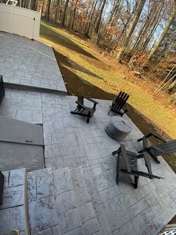 Stamped Concrete Installation