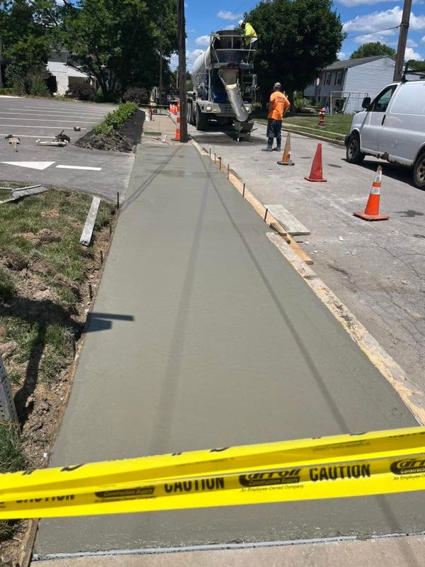Sidewalk Installation
