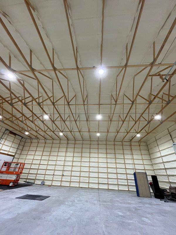 New Home Construction Spray Foam Insulation