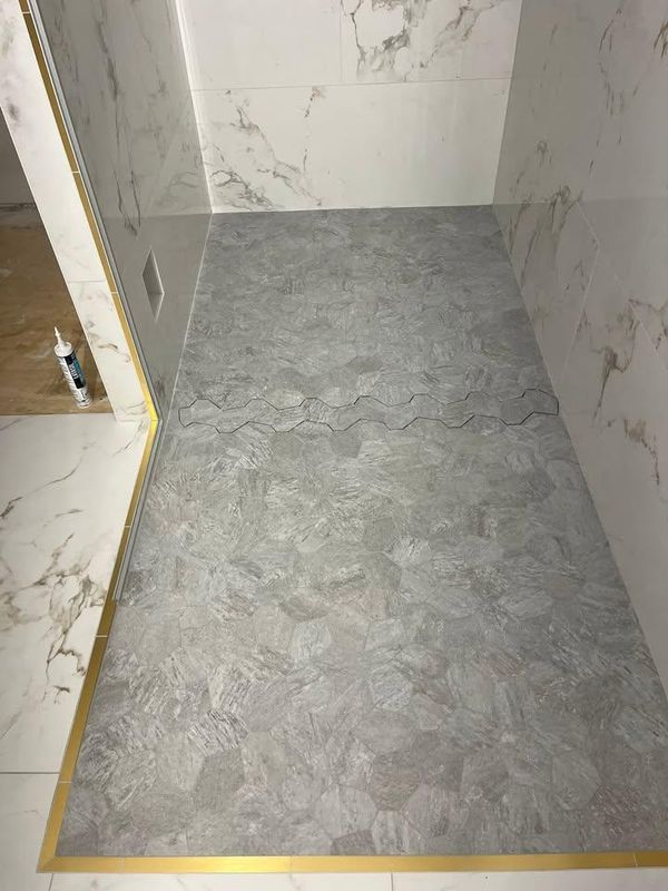 Tile installation