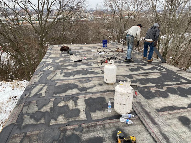 Low slope roofing services