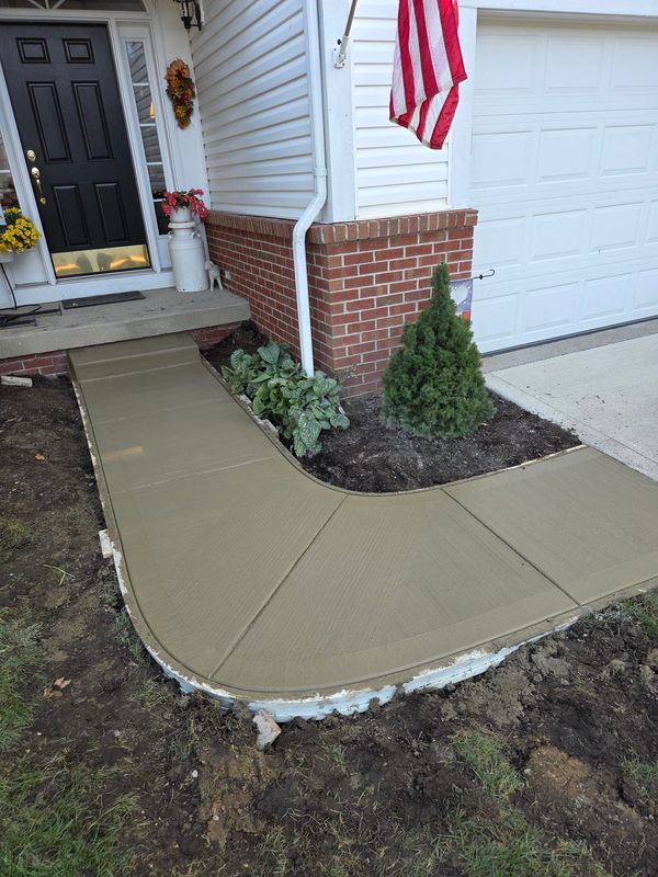Sidewalk Installation