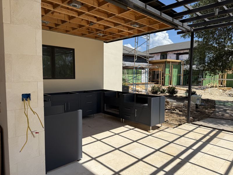Outdoor Kitchen Construction