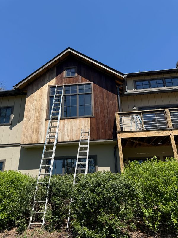 Exterior Deck staining & building