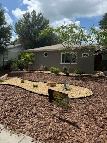 Rocks And Mulch