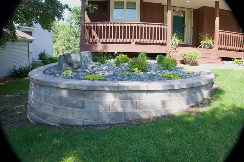 Decorative Rock Installation