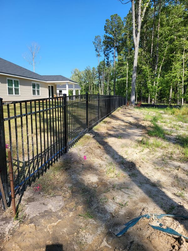 Black Aluminum Fences