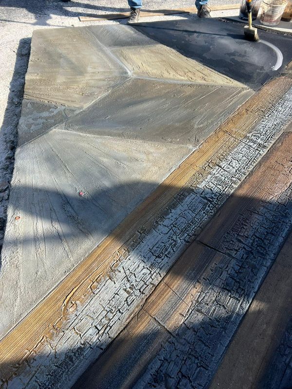 Full Depth Custom Carved Concrete