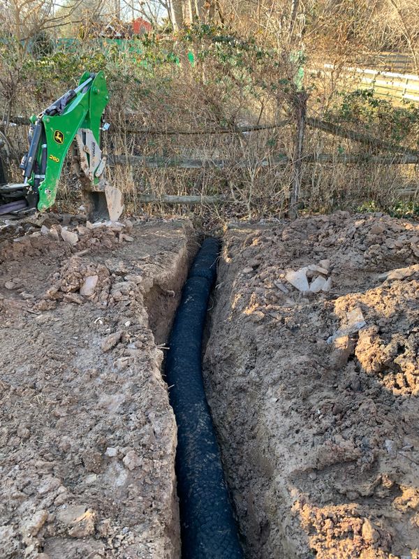 Outdoor French Drains