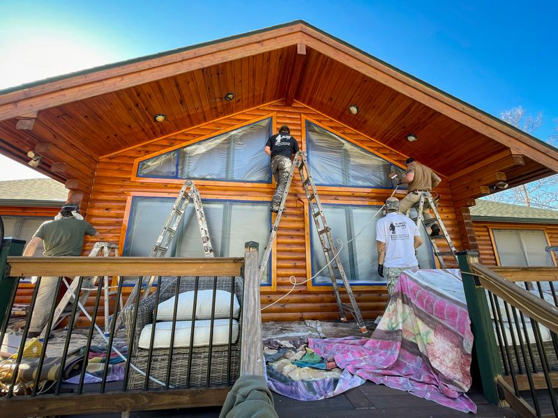 Log Home Refinishing