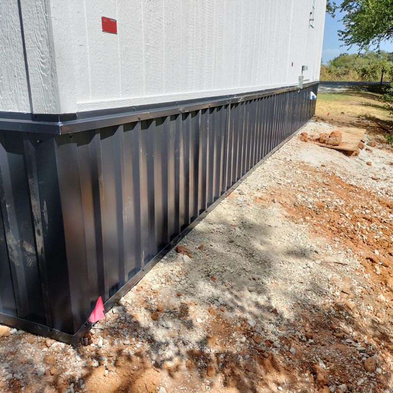 Mobile Home Skirting Installation