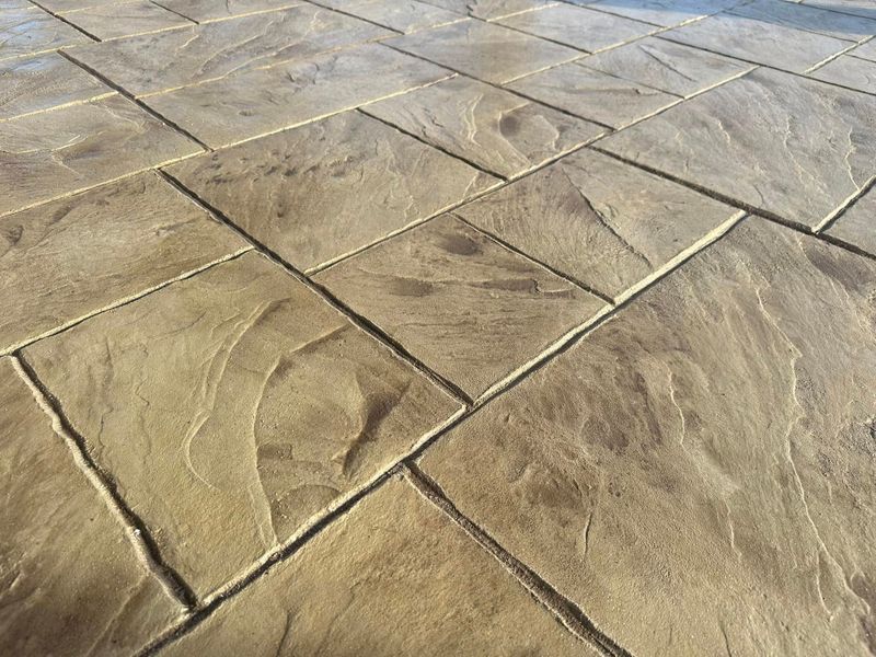 Stamped Concrete Installation