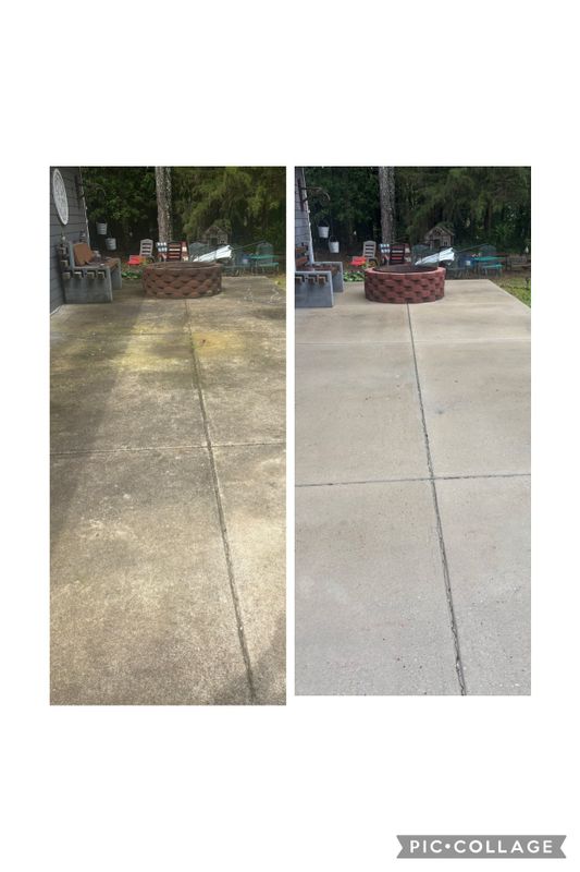 Driveway and Sidewalk Cleaning