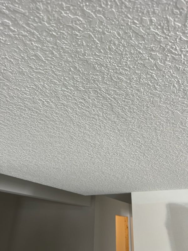 Stunning Ceiling Transformation: Expert Drywall Installation and Knockdown Texture in Oswego, MN by Platinum Finishes