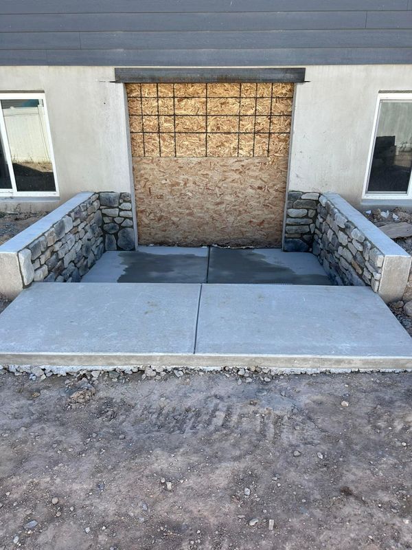 Cinder Block Walls