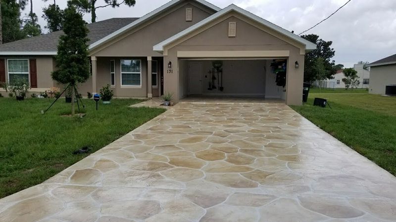Stamped Concrete Installation