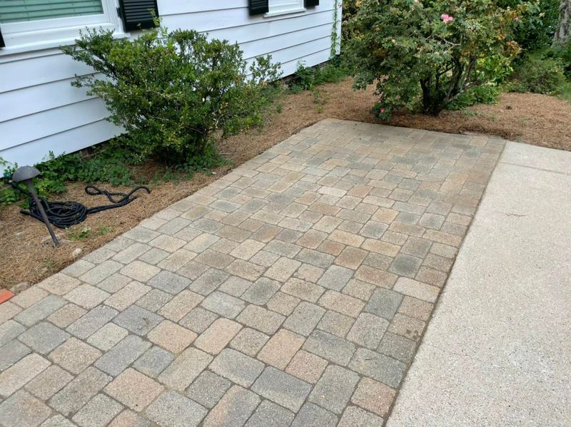 Paver stone patio Cleaning