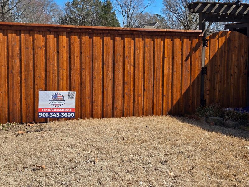 Fence Staining