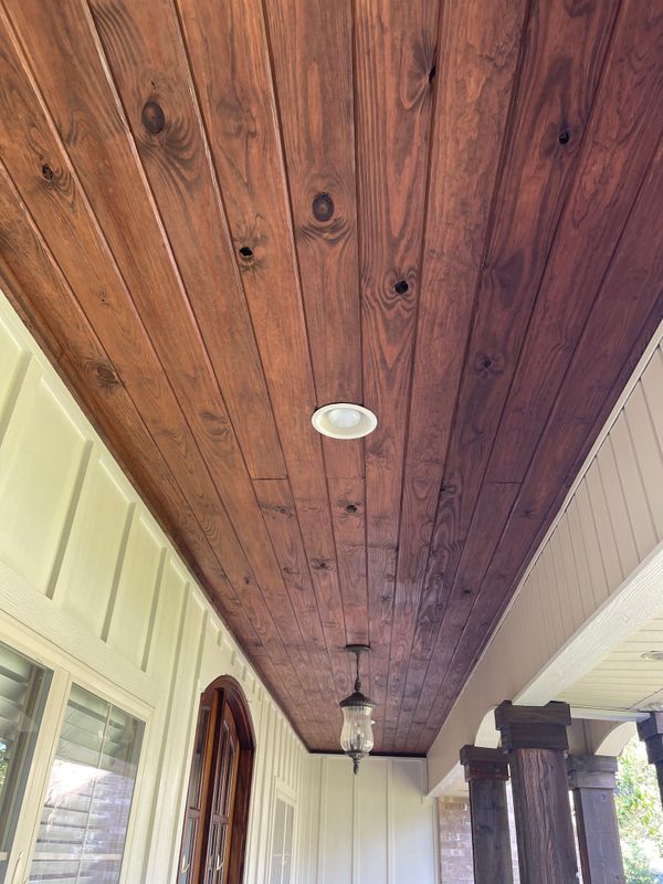 Stain and Clear Coat 