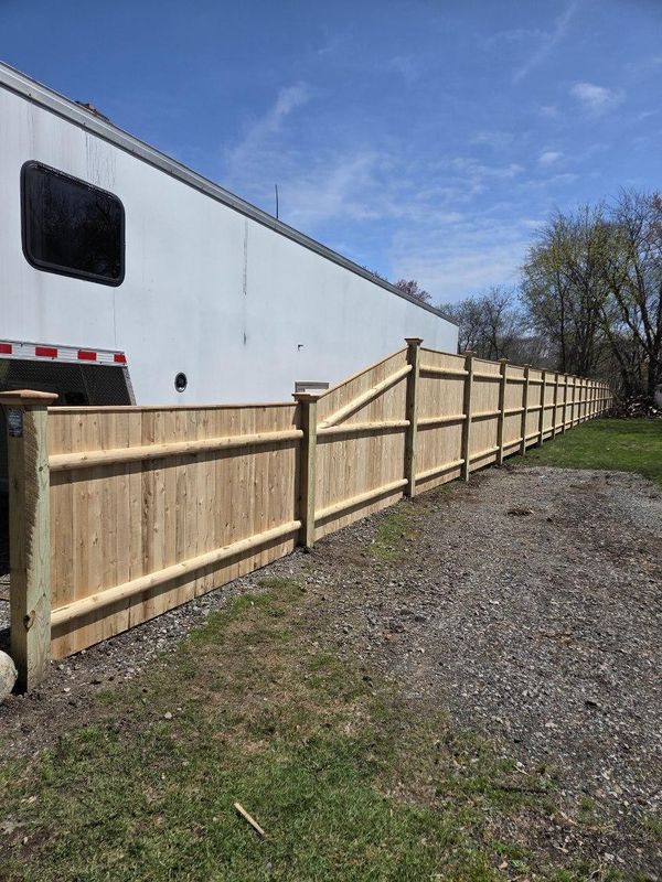 Wood Fencing Installation