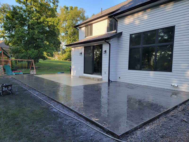 Stamped Concrete Installation