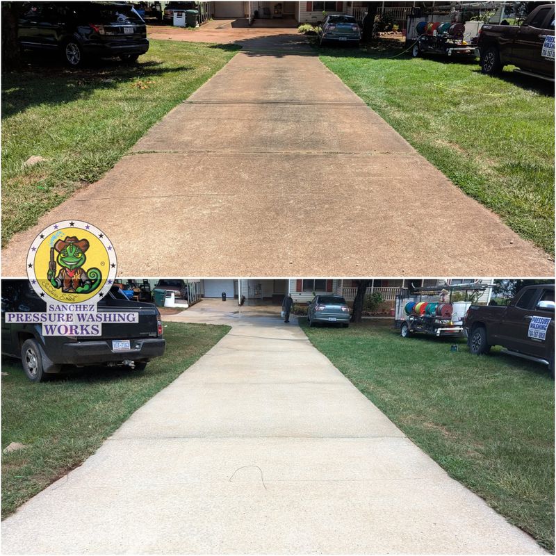 Driveway and Sidewalk Cleaning