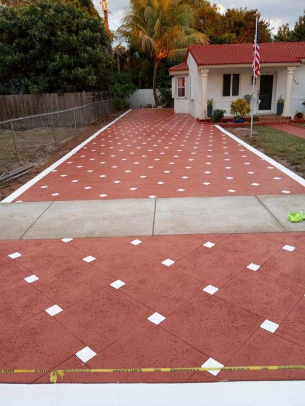 Transform Your Driveway with Stylish Stamped Concrete