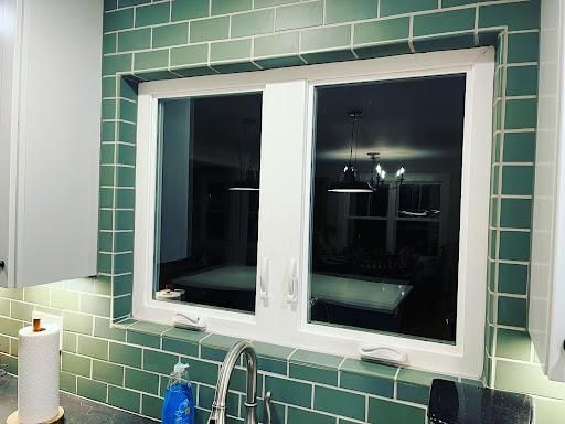 Custom tile backsplash