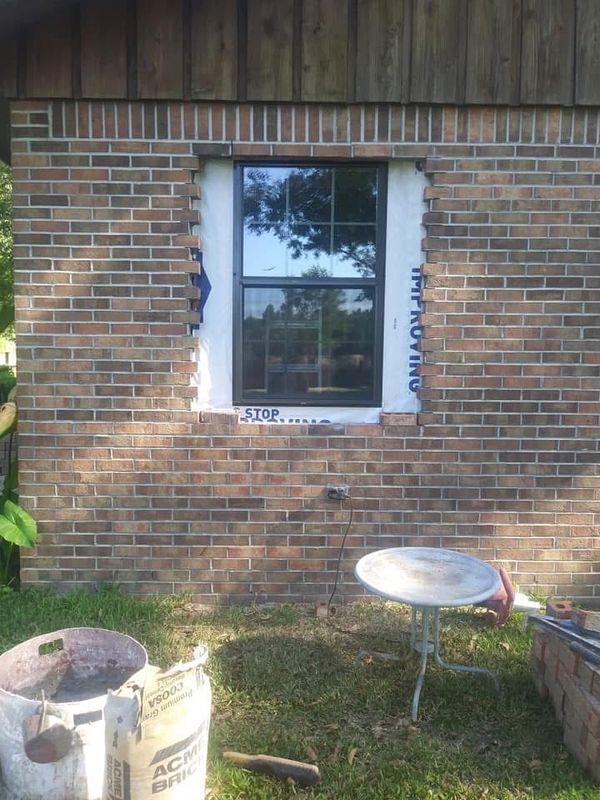 Cracked Brick And Mortar Repair
