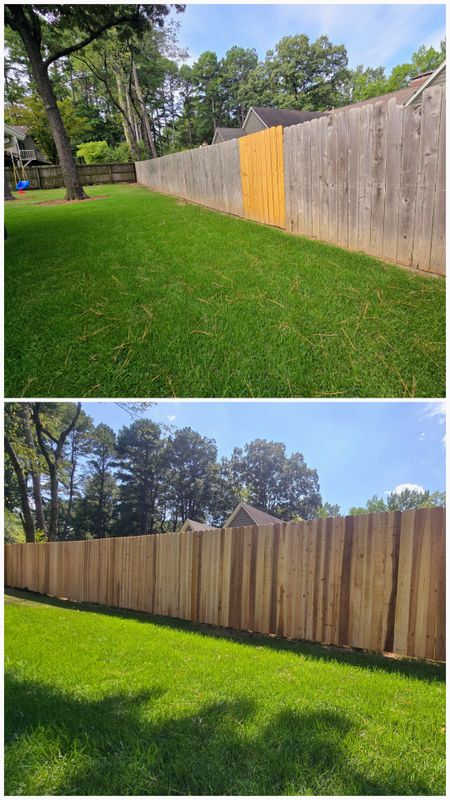 Fence Staining