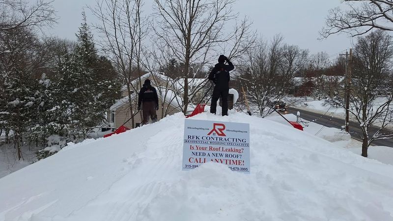 Residential Roofing Snow & Ice Removal Services 