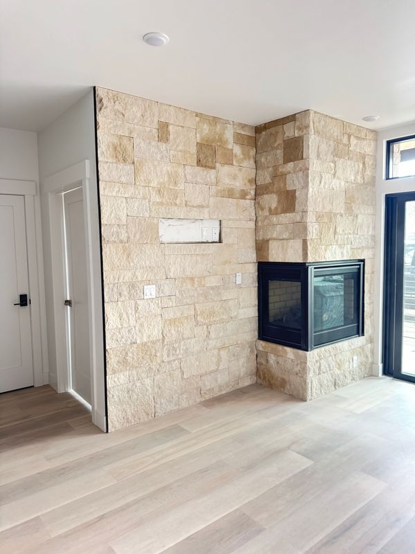Custom Interior Stone Fireplaces