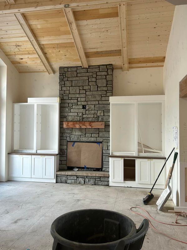 Custom Interior Stone Fireplaces