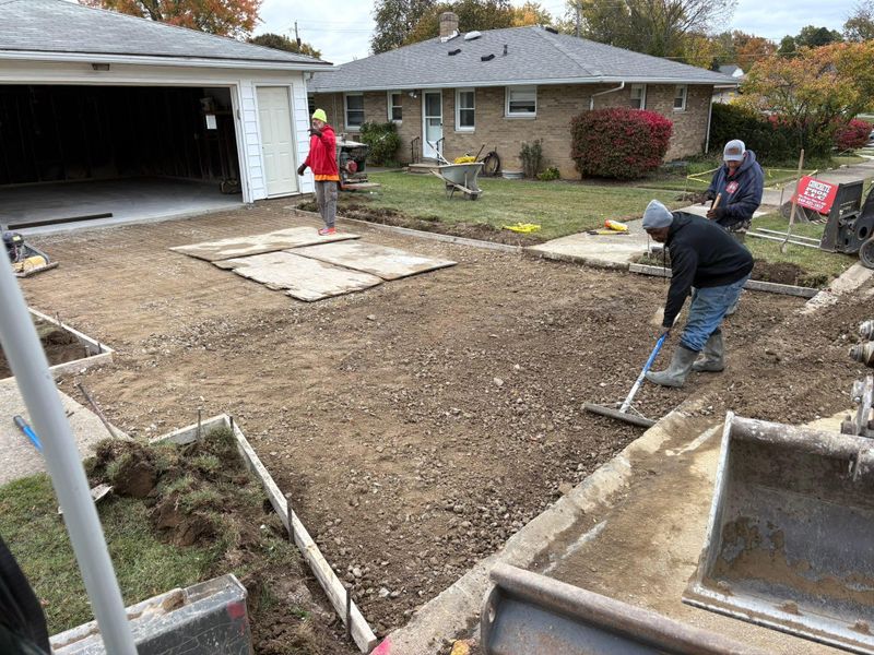 Driveway tear out and replacement