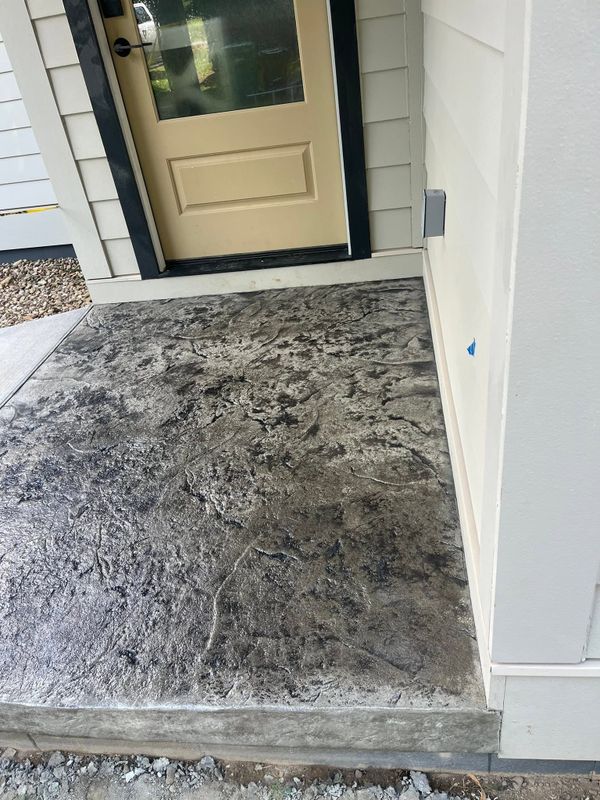 Stamped Concrete Installation