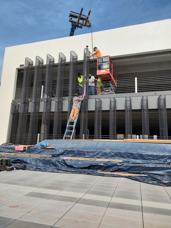 Structural Stair and Rail Erecting