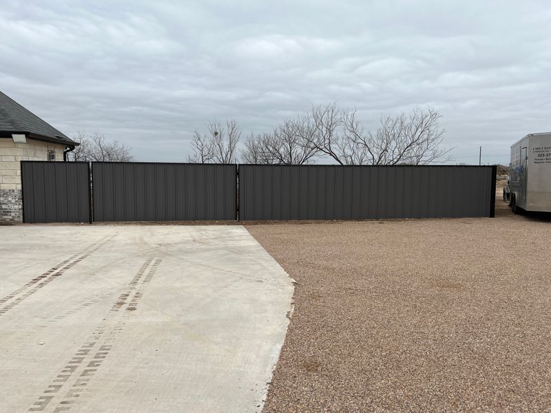 Sheet Metal Fencing